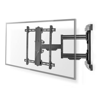   Nedis TVWM6550BK 37"- 80" LCD TV / monitor fali tartókonzol, maximum 50 kg, forgatható / dönthető, 3 forgáspont