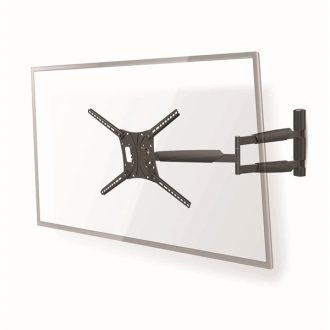   Nedis TVWM1790BK 13"-86"  LCD TV / monitor fali tartókonzol, maximum 60 kg, forgatható dönthető, 3 forgáspont