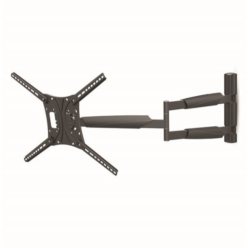 Nedis TVWM1790BK 13"-86"  LCD TV / monitor fali tartókonzol, maximum 60 kg, forgatható dönthető, 3 forgáspont