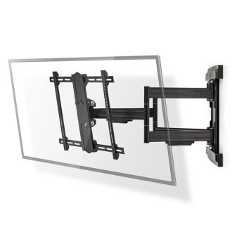   Nedis TVWM6551BK 37"- 80" LCD TV / monitor fali tartókonzol, maximum 70 kg, forgatható / dönthető, 6 forgáspont