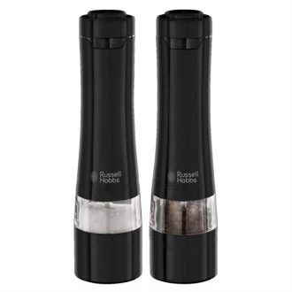   RUSSELL HOBBS 28010-56/RH só- és borsőrlő, állítható őrlés, kézi, kompakt kivitel, Fekete