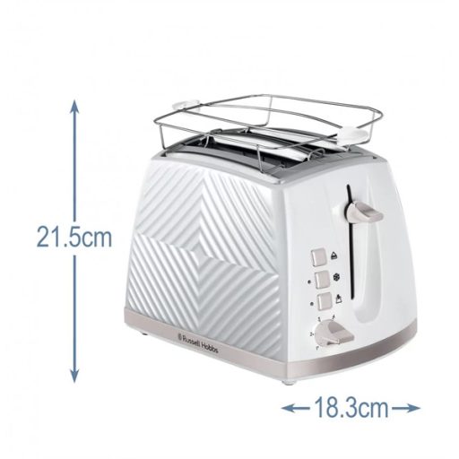 RUSSELL HOBBS Groove 26391-56/RH 2S kenyérpirító, 2 szeletes, fehér