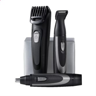   REMINGTON WORKS MB905 szakállvágó készlet, 6 részes, 9 hosszbeáll. (2–18 mm), precíziós trimmer, orr-/fülszőrnyíró, USB