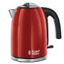   RUSSEL HOBBS COLOURS PLUS 20412-70/RH piros elektromos vízforraló, 360° alap, rejtett fűtőelem