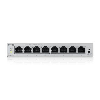   ZYXEL Switch 8x1000Mbps Fémházas Asztali, Web menedzselés, GS1200-8V3-EU0101F