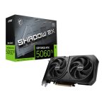 MSI Videokártya PCI-Ex16x nVIDIA RTX 5060 Ti SHADOW 2X PLUS 8GB DDR7 OC BULK MSI Videokártya PCI-Ex16x nVIDIA RTX 5060 Ti SHADOW 2X PLUS 8GB DDR7 OC BULK