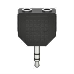 HAMA 205191, FIC 3,5MM SZTEREO JACK ELOSZTÓADAPTER 1 DUGÓ - 2 ALJ