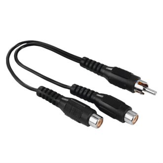 HAMA 205183, FIC RCA Y-ADAPTER 1 DUGÓ - 2 ALJ