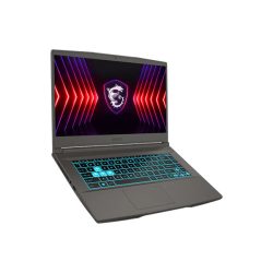MSI Gaming NB Thin 15 B13VE-3485, 15.6" FHD 144Hz, i5-13420H, 16GB, 512GB M.2, RTX 4050 6GB, NOOS, Fekete