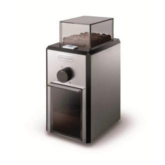  DELONGHI KG89 kávédaráló, 110W, kapacitás: 120g, Ezüst/Fekete