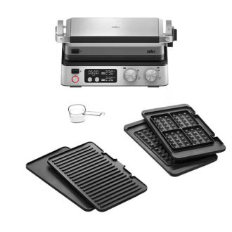   BRAUN CG7044 MultiGrill 7 rozsdamentes acél kontakt grill, 2000W, Inox