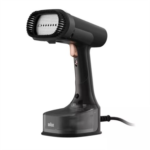 BRAUN GS7077BK Quick Style 7 kézi ruhagőzölő, 1600W, 250ml, Fekete/Réz