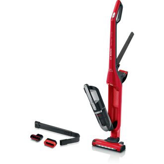   BOSCH BBH3ZOO28 Flexxo Gen2 ProAnimal 2in1 Vezeték nélküli álló porszívó, 0,4L, Piros