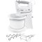 BOSCH MFQ36460 ErgoMixx Tálas kézi mixer, 450W, 5 fokozat, Fehér/Szürke