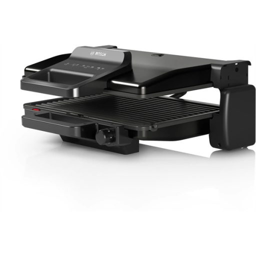 BOSCH TCG3323 Kontaktgrill, 2000W, kivehető grill-lapok, Fekete