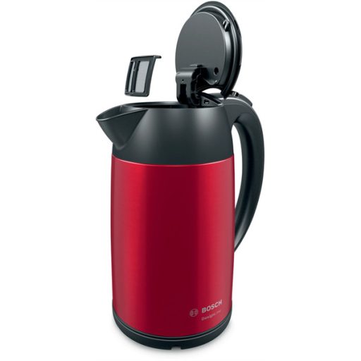 BOSCH TWK3P424 DesignLine Vízforraló 2400W, 1,7L, Metálpiros