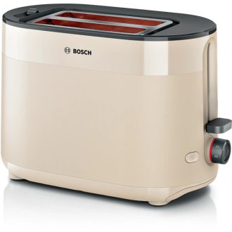   BOSCH TAT2M127 MyMoment Kenyérpirító, 970W, olvasztás, újramelegítés, Krémszínű