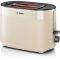 BOSCH TAT2M127 MyMoment Kenyérpirító, 970W, olvasztás, újramelegítés, Krémszínű