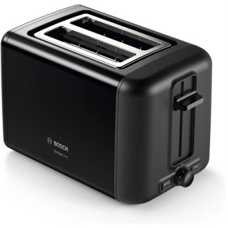   BOSCH TAT3P423 DesignLine Kenyérpirító, 970W, 2 szeletes, Fekete