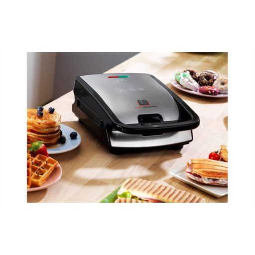 TEFAL SW854D16 Snack Collection Szendvicssütő, 700W, Fekete/Ezüst