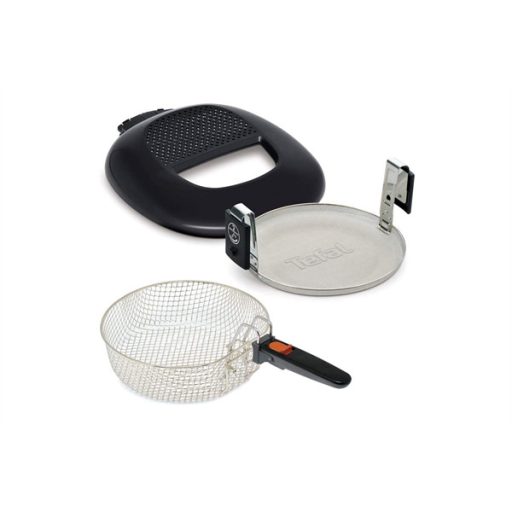 TEFAL FF175D71 One Metal Olajsütő, 2.1L, Fekete/Ezüst