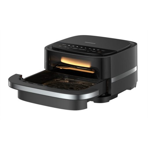 HEINNER HPAF-B4DC22BK 2in1 Forrólevegős sütő és pizzasütő, 4L, 2200W, Fekete