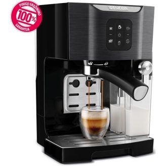   SENCOR SES 4040BK Karos kávéfőző, 20bar, víztartály: 1,4L, 1450W, Fekete