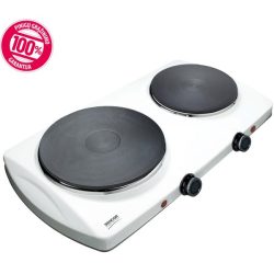 SENCOR SCP 2253WH-EUE4 Elektromos dupla főzőlap, 18cm/15cm, 2500W, Fehér