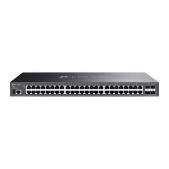   TP-LINK Switch 48x1000Mbps + 4x10Gbps SFP + 2xkonzol port, Menedzselhető, SG5452X