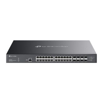   TP-LINK Switch 24x10Gbps(24x10G POE++) + 8x10G SFP+, Menedzselhető Rackes, SX3832MPP