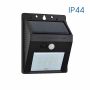   VIVALUX, 004728, PIN Szolár LED reflektor, mozgásérzékelővel, 0,5W, 4000K, 110lm, IP44, Fekete,