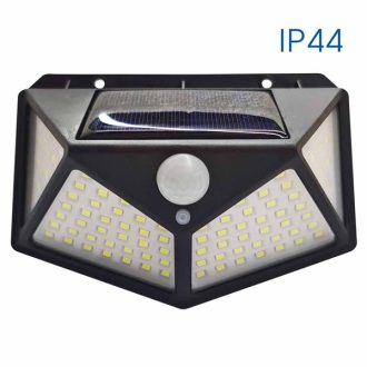   VIVALUX, 004729, VAST Szolár LED reflektor mozgásérzékelővel, 0,7W, 4000K, 150lm, IP44, Fekete,