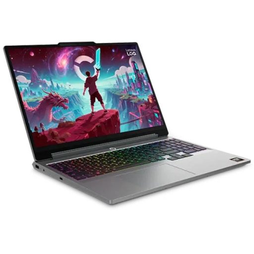 LENOVO LOQ 15AHP11, 15,3" WUXGA, AMD Ryzen 7 250, 16GB, 512GB, nV RTX5060 8GB, NoOS, Luna Grey