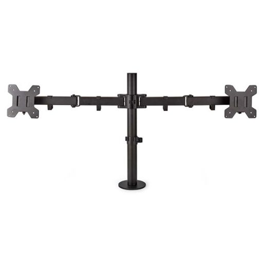 Nedis MMDOSD110BK 15"-32" asztali 2 monitor tartóállvány, VESA 75x75 / 100x100