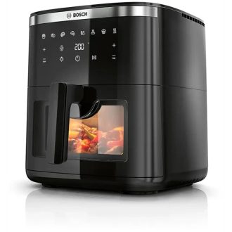   BOSCH MAF671B0 Serie6 Forrólevegős sütő, 7,2 l, betekintő ablak, 8 program, 1800W, Fekete