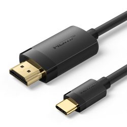 Vention USB-C -> HDMI 1m (4K,fekete), kábel