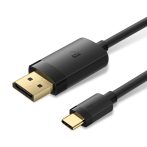 Vention USB-C -> DisplayPort, (4K,fekete),1m, kábel