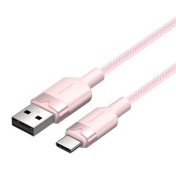 Vention USB-A 2.0/M -> USB-C/M, 1m,(pink,3A), kábel