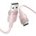 Vention USB-A 2.0/M -> USB-C/M, 1m,(pink,3A), kábel