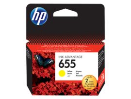HP CZ112AE Tintapatron Yellow 600 oldal kapacitás No.655 HP CZ112AE Tintapatron Yellow 600 oldal kapacitás No.655