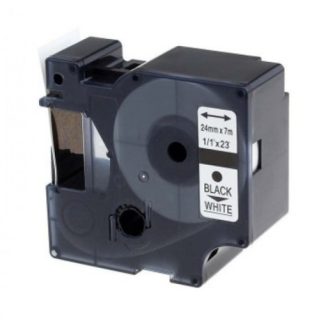   Utángyártott DYMO D1 D53713 24mm x 7m fehér-fekete #S0720930