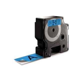   Utángyártott DYMO D1 D53716 24mm x 7m kék-fekete #S0720960