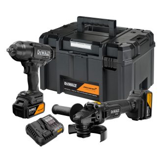   DEWALT Készlet, McLaren F1 Team, DCF99M+DCG45M, 18V XR, 2x5Ah, TSTAK
