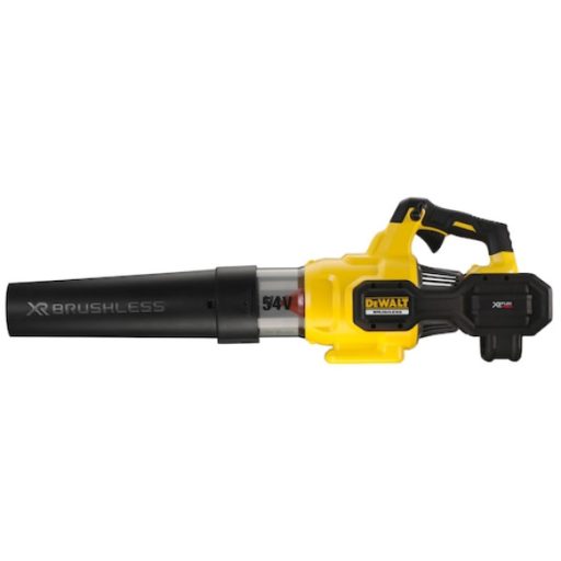 DEWALT Axiális lombfúvó, 54V XR FLEXVOLT, kefe nélküli, 1×9Ah akkuval és töltővel