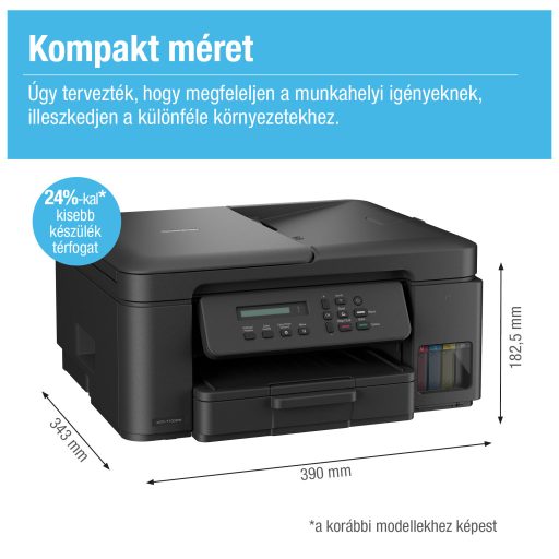 Brother DCPT730DW színes külső tintatartályos multifunkciós nyomtató