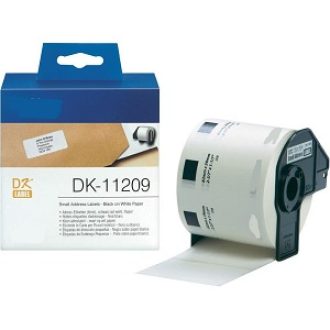   Utángyártott BROTHER DK11209 etikett 62mm x 29 mm WHITE 800db IK