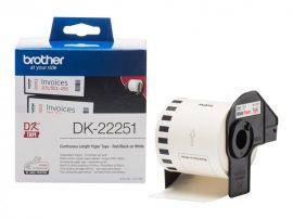 Brother DK-22251 62 mm x 15,24 m öntapadós papírszalag tekercsben