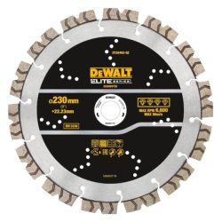 DEWALT Vágótárcsa, Elite Diamond, 230mm, többcélú DEWALT Vágótárcsa, Elite Diamond, 230mm, többcélú