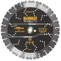 DEWALT Vágótárcsa, Elite Diamond, 350mm, vasalt betonhoz DEWALT Vágótárcsa, Elite Diamond, 350mm, vasalt betonhoz