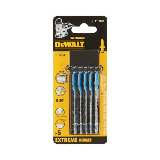 DEWALT Dekopírfűrészlap, fém, 5db, T118EOF, 1,5-4mm
